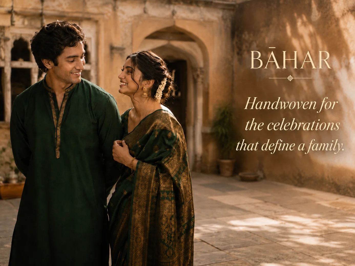 Handwoven for the celebrations that define a family.