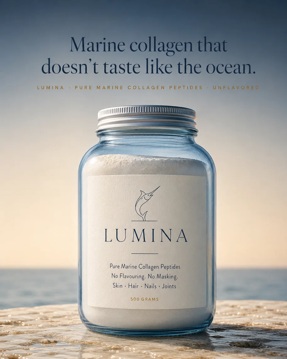 Marine collagen that doesn't taste like the ocean.