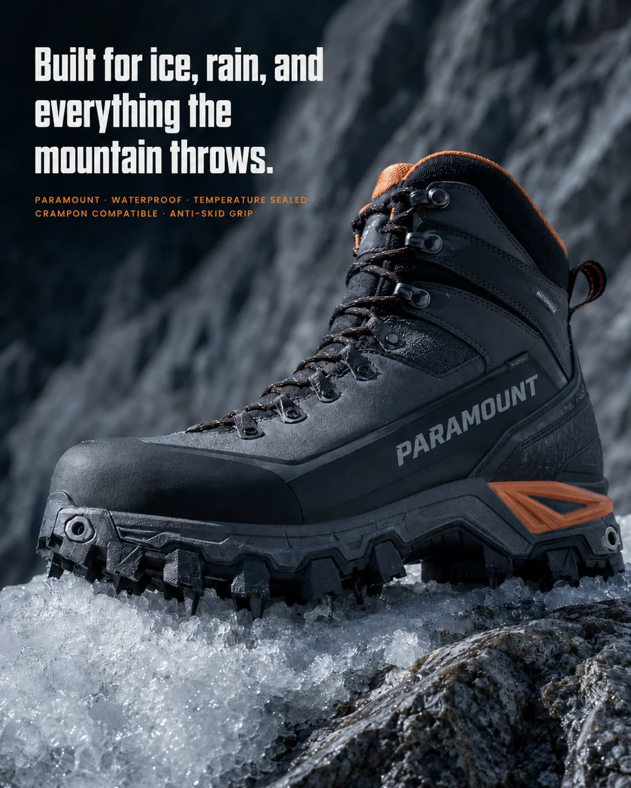 Built for ice, rain, and everything the mountain throws.